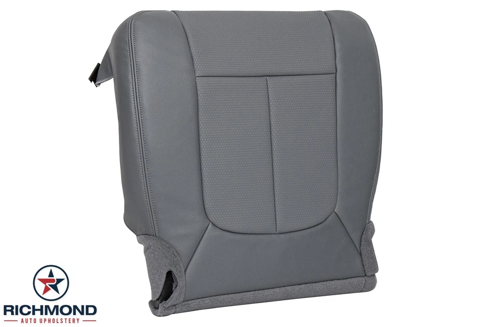 Ford F250 F350 XL 2012 2013 camión de trabajo cubierta de asiento de vinilo inferior del lado del conductor gris Foto 2 de 4
