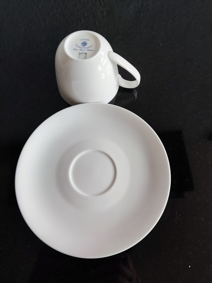 Gilitzer Fine Bone China Kaffee Tasse mit Untere 18,5cm Wallendorfer