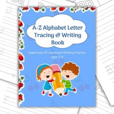 A-Z Alphabet Word Tracing Book  Letter Tracing  Writing Practice