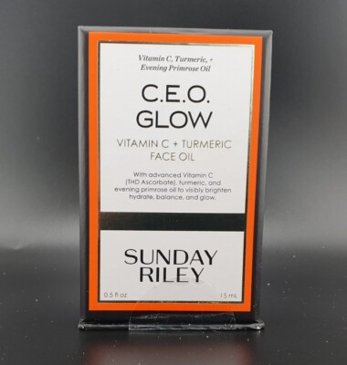 C.E.O. GLOW Sunday Riley Vitamin C Turmeric Evening Face Oil neu 15ml Gesichtsöl