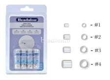 Beadalon Crimp Tubes, Silver Plated Variety, Sizes #1, #2, #3, #4, (600 PCS)