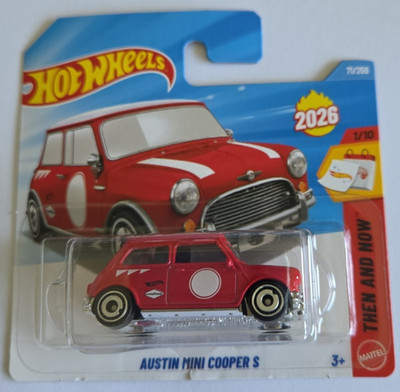 Hot Wheels Austin Mini Cooper S 71/250-2026 JJK94 Hot Wheels Then and Now 2026