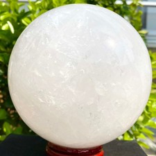 10.33LB Natural white crystal quartz crystal ball repair