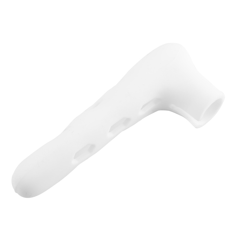 Children's Thickened Silicone Doorknob (White)