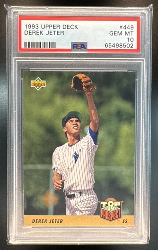 1993 Upper Deck Derek Jeter #449 RC Yankees PSA 10