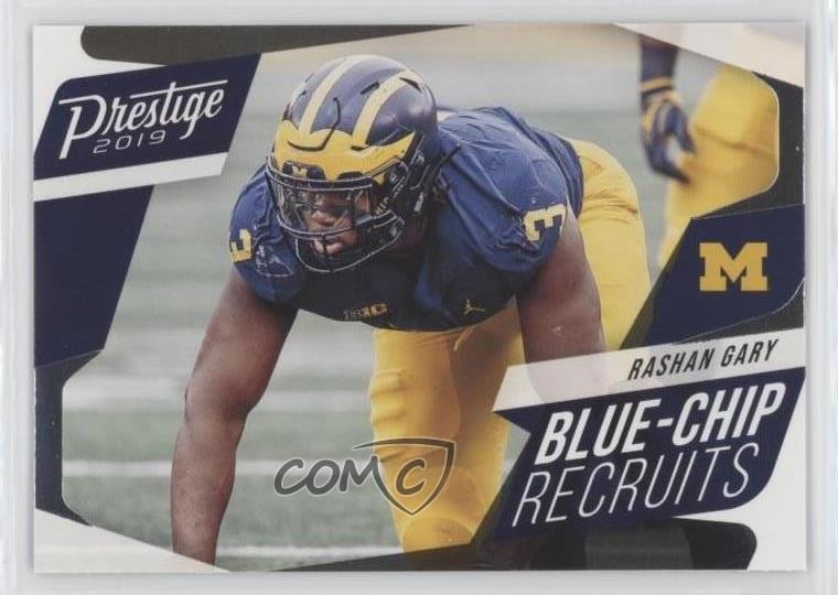 2019 Panini Prestige Blue Chip Recruits Rashan Gary #BC-RG Rookie RC 0wp8