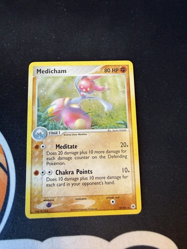Pokemon Card - Medicham Hidden Legends 10/101 Holo Rare