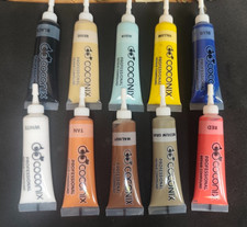 Coconix Professional Repair Compound 10 Color Tubes Leather Vinyl Furniture Kit