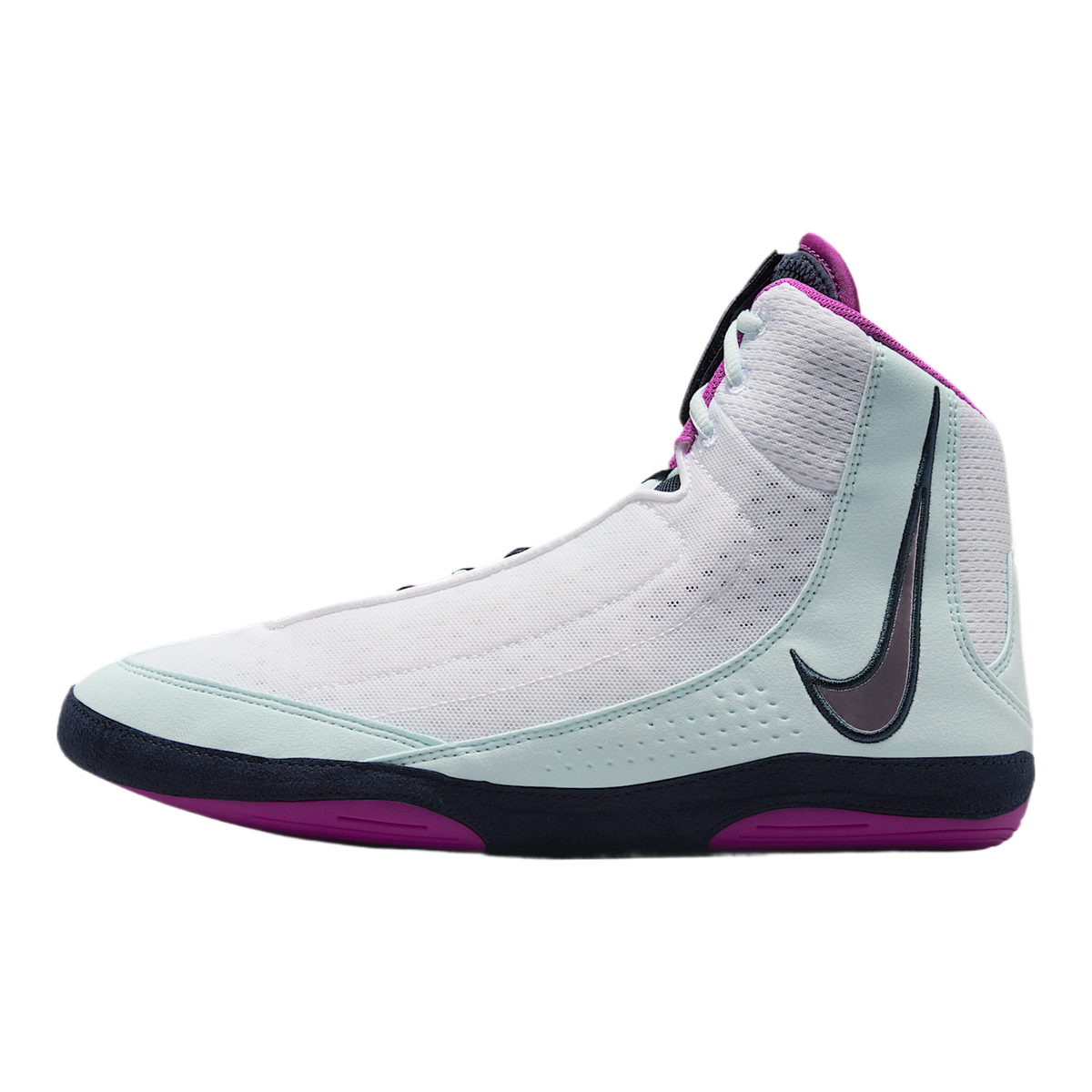 Nike Inflict 4 Wrestling Shoes (White/Glacier Blue/Obsidian/Hyper