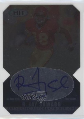 2000 SAGE Hit Emerald Die-Cut R Jay Soward #A18 Rookie Auto RC 0v1