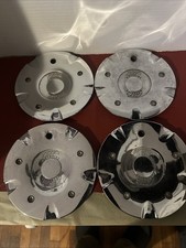 Mb Motoring Center Cap Cap-163 Chrome Wheels Lot Of 4