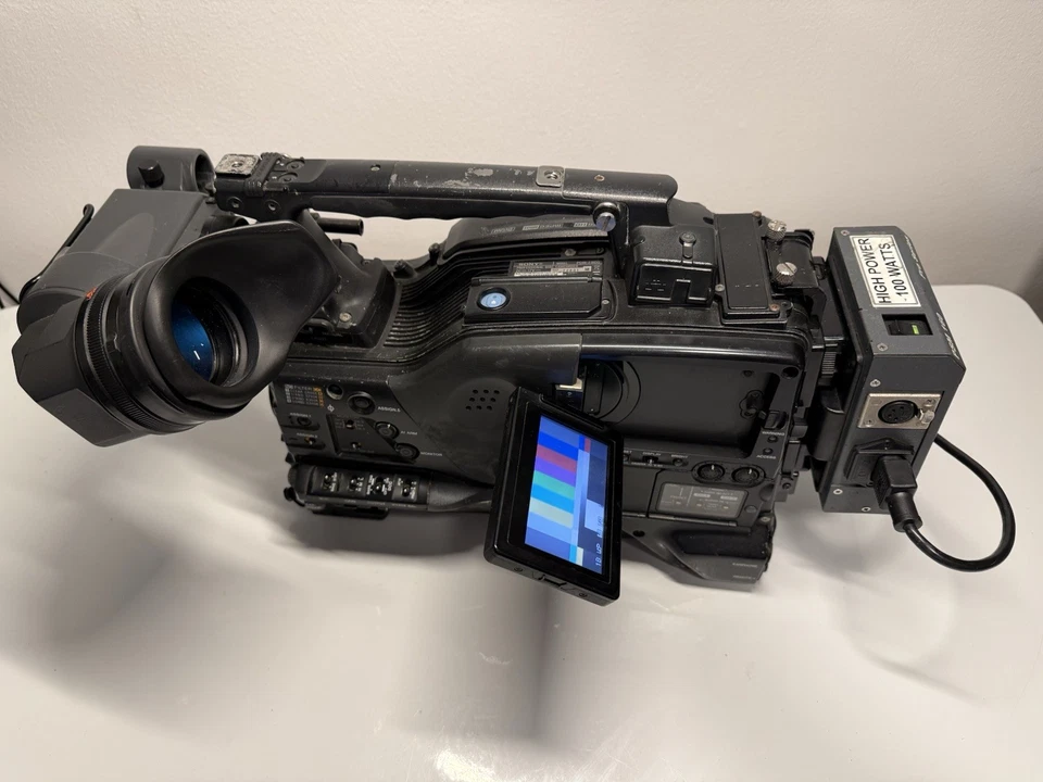 Sony PDW-F800 XDCAM HD Professional Camcorder w/Sony HDVF-20A ViewFinder & More - Image 4 of 4
