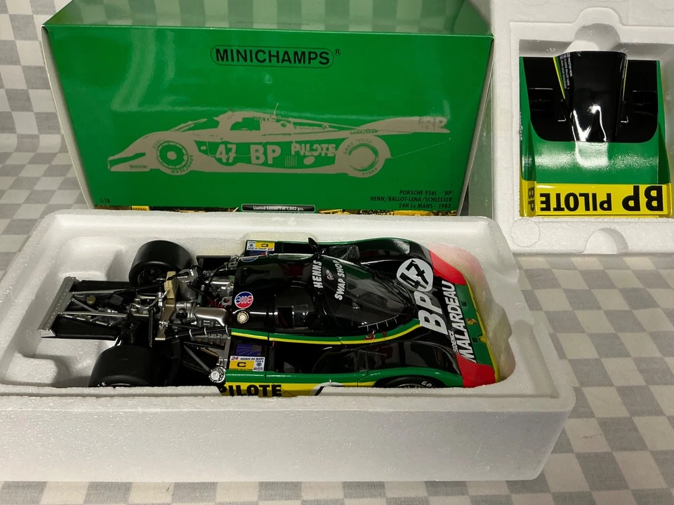 1/18 MINICHAMPS PORSCHE 956L BP 24hr LE MANS 1983 SCHLESSER LIMITED EDITION - Image 3 of 4