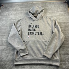 Orlando Magic Nike Hoodie Mens Large Brown Engineered Dri Fit