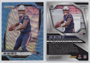 2024 Panini Prizm Rookies Blue Wave Prizm /230 Joe Milton III #354 Rookie RC