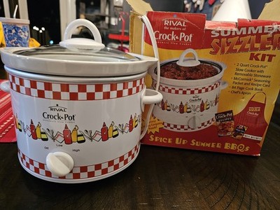 Vintage Crock Pot Summer Sizzler Edition New With Box 2004