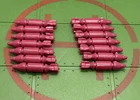 GI JOE Cobra Condor Z25 Jet Parts Set 14 Small Bombs 1989 ARAH Hasbro Original