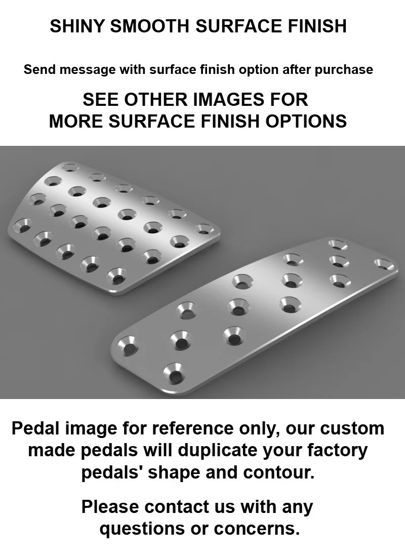 Maserati 3200 GT 1st Gen Basic Auto Billet aluminum racing pedal pad covers