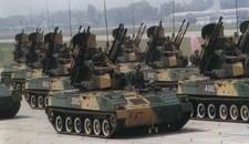 Handcrafted 1/72 Chinese PG-Z-95 25mm self-propelled gun Painting Model Resin