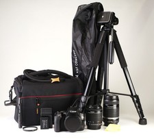 Canon EOS 250D Camera & 18-55 & 55-250 Dual Kit Refurbished + 12Month Guarantee.
