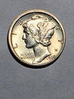 1920 D Mercury Dime, UNC with some luster and almost FB
