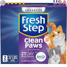 Low Tracking Clumping Cat Litter Odor Control Febreze Freshness New