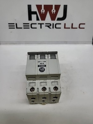 Allen Bradley 1492-CB3H400 Series B  40A  3POLE Circuit Breaker