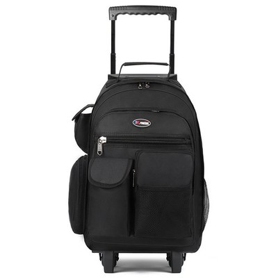 2 In 1 Carry On Travel Backpack 20'' Rolling Backpack With Wheel & Handle