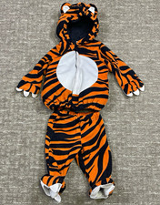 Infant Tiger Costume Hooded 2-Piece Outfit 0-6 month old navy Halloween