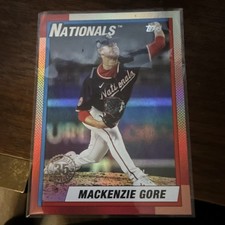 Topps 2025 Update MacKenzie Gore U90-20 1990 Insert Nationals 35th Anniversary