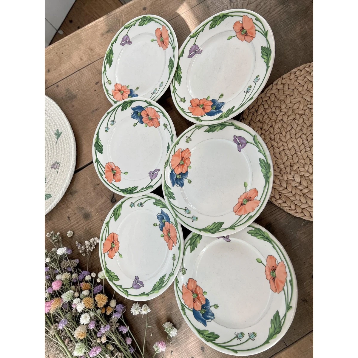 Villeroy & Boch Floral Dinnerware Plates for sale | eBay