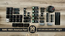 American Flyer Lot 50 Piece Accessories Used VGC Not Tested
