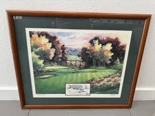 Tom (Thomas Michael) Lynch Davenport County Club Golf Painting - Signed/Framed