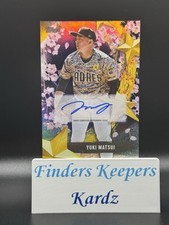 Yuki Matsui 2025 Topps Stars Of Japan Tokyo Series Autograph Card #1/10