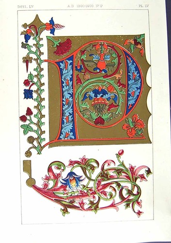 Antique Old Print Ref.786 1860 Art Illuminating Colour Shapes Design Patterns