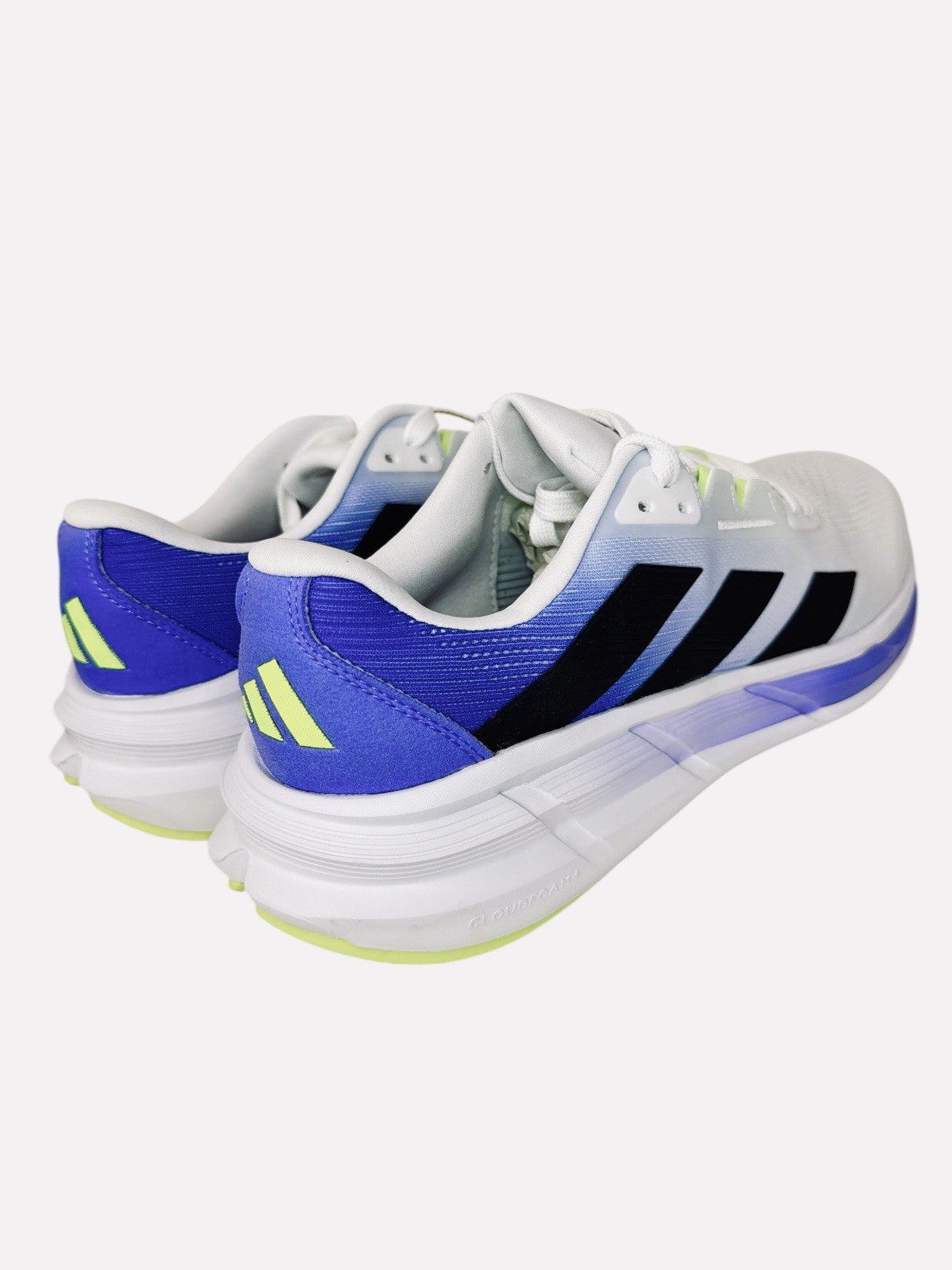 Adidas Questar 3 White/Black/Cobalt Blue Athletic Running Gym Shoes Mens Size 13 thumbnail 5
