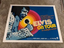 ELVIS ON TOUR half sheet movie poster 22x28 ELVIS PRESLEY RARE 1972