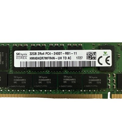 SK Hynix 32GB DDR4-2400 ECC RDIMM Server RAM HMA84GR7MFR4N-UH 2Rx4 PC4-19200