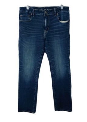 American Eagle Slim Straight Jeans Men's 36x29 Air Flex Plus Denim