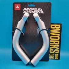 NEUF - Embouts de barre boxer design profilé ARGENT p/n BEBO2 b23