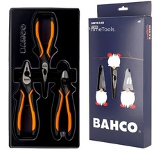 Bahco 9897G/3-XE XMAS Christmas ERGO Plier Set 3 Piece Combination Long Cutters