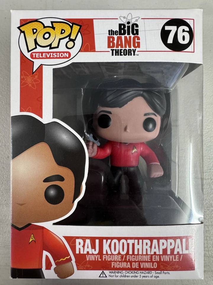 Raj Koothrappali (Star Trek) 76 ~ Big Bang Theory ~ Vinilo Funko Pop + PROTECTOR Foto 2 de 4
