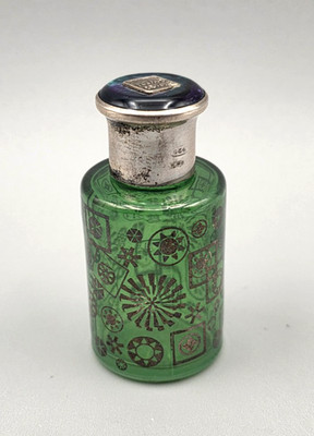 Enrico Coveri Mini Perfume Bottle Bicchielli Glass Sterling Cap