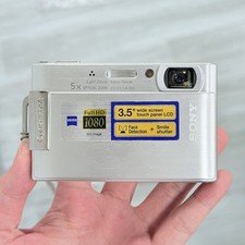 Sony Cyber-Shot DSC-T200 8.1 MP Compact Digital English Camera Silver 95 new