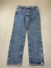 Vintage Lee Jeans Mens Blue Medium Wash Straight Made In USA Denim Fits 32x31