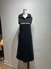 Thomas Burberry Fleece Dress Navy Sleeveless Size L