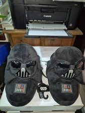 3D Star Wars Darth Vader Disney House Slippers Size 11/12 Adult New Tags DR48