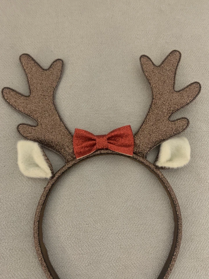 Reindeer Antlers Holiday Headband Deer Ears Christmas Costume Headpiece  — 第 2/4 张图片
