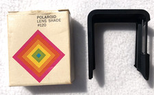 Vintage Polaroid Land Camera Lens Shade 120 w/ Original Box - EXCELLENT