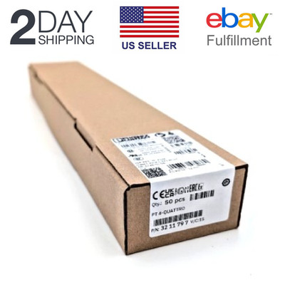 Phoenix Contact PT 4-QUATTRO - Feed-through terminal block 3211797 BOX OF 50 PCS